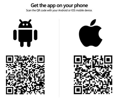 QR Codes for Microsoft MFA download
